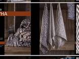 Bedding, kitchen and bath accessories made of natural corrugated, ecologically clean linen - фото 9