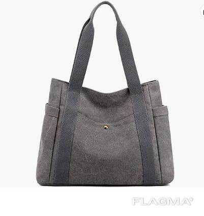 Canvas Women Tote Shoulder Bag Casual Retro Top Handle Satchel Handbags Shopping Bag Tote