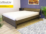 Double and single wood beds made of alder - photo 1