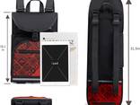 Foldable Skateboard Backpack Bag Carrier with Adjustable Shoulder Straps for Double Kick L - photo 3