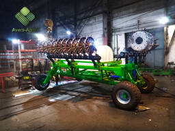 Injection system for liquid fertilization Green Power with a working width of 8 m.