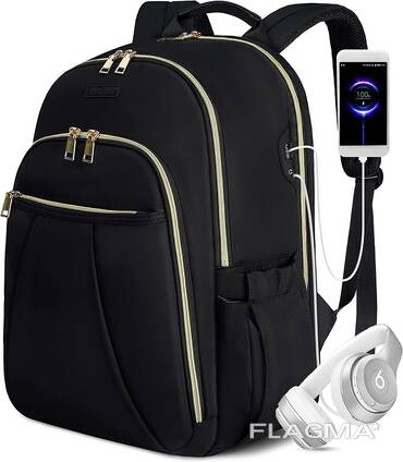 Laptop Backpack Travel Backpack for Men Women Anti Theft Water Resistant Computer Backpac