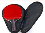 Ping Pong Paddle Carry Case, Table Tennis Racket Case Hold 1 Paddle and 3 Balls - фото 2
