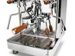 Quick Mill Vetrano Design Espresso Machine With Flow Control - Walnut Accents