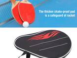 Table Tennis Racket Case, Lightweight Portable Ping Pong Paddle Carry Case Bat Bag Holder - фото 1