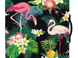 Travel Luggage Cover Baggage Suitcase Cover Protector Skins 18-32 Inch, Flower flamingo