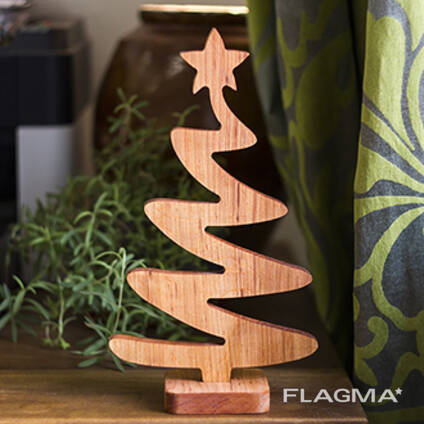 Wood business souvenirs from solid alder and oak